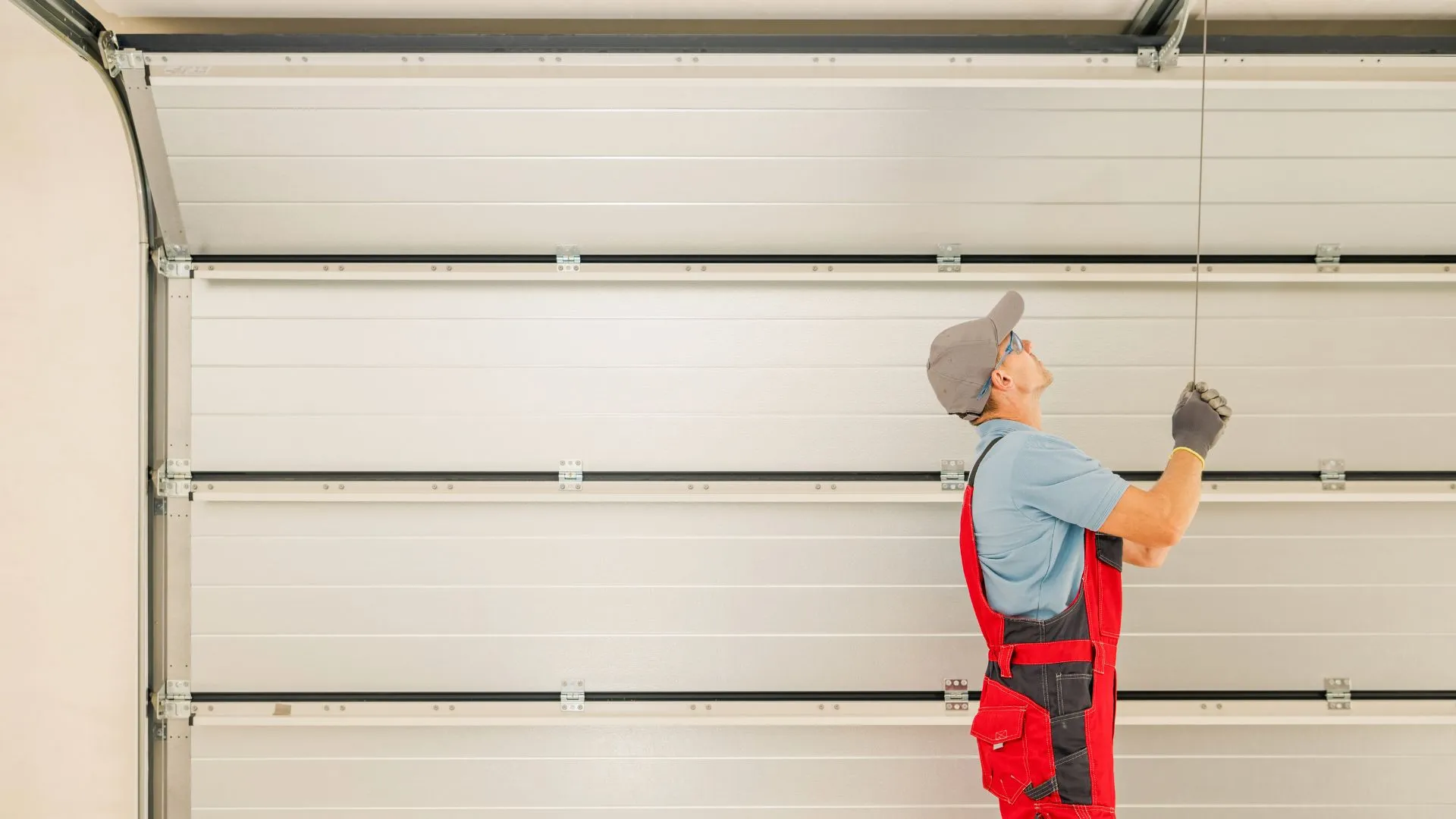 Garage door interior and hardware